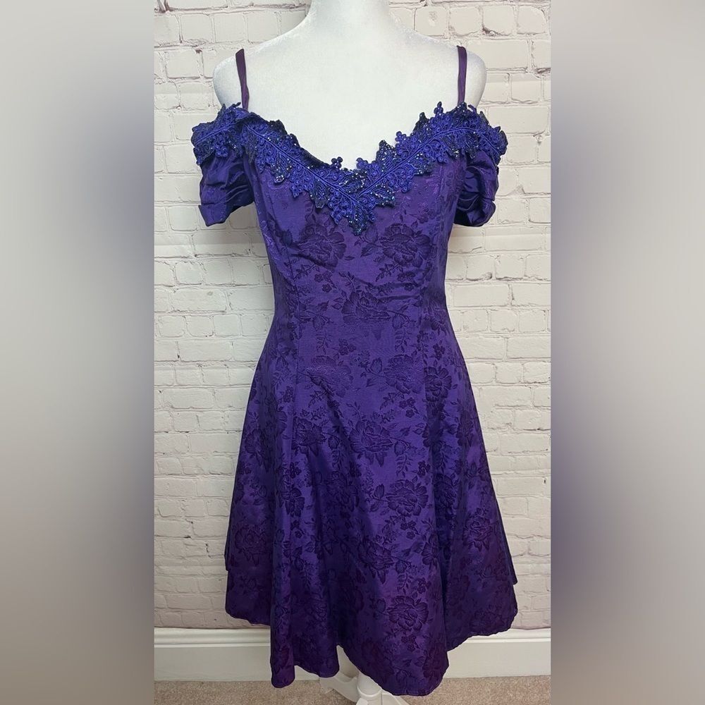 Vintage Niki Originals Mini Evening Dress